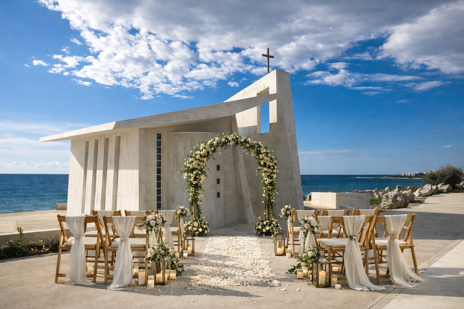 Book your wedding day in Panagia Thalassini